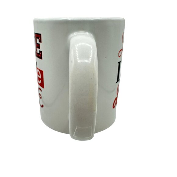 Just For You Love Mug Coffee Tea Valentines Day Anniversary 4" Tall Ceramic - Picture 2 of 7